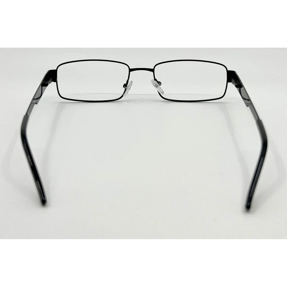 Capri Eyewear PT85 Eyeglass Frames Mens Black Rectangle 54-18-145